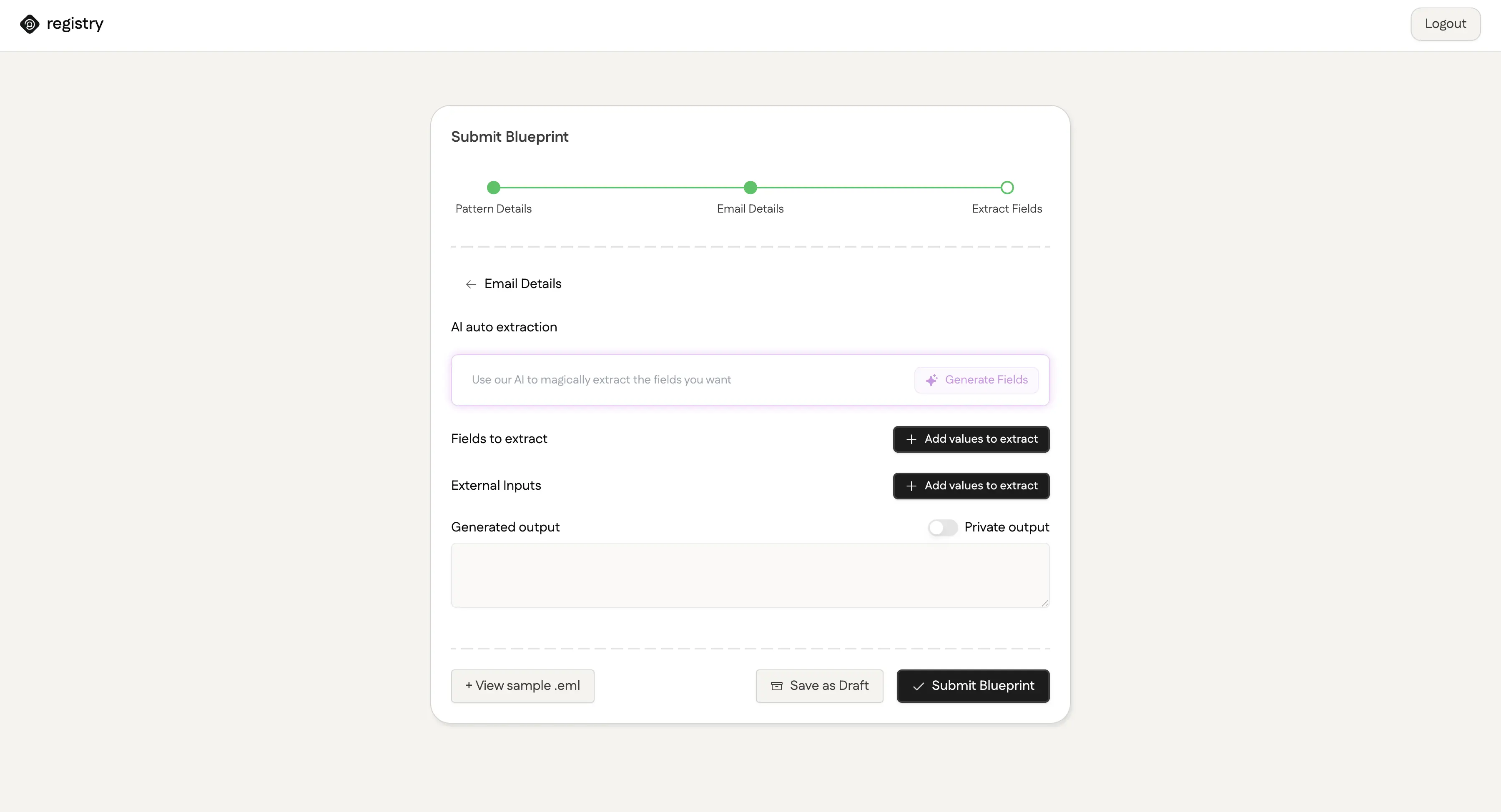 Create Blueprint Step 3